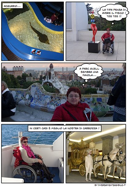 Foto di barcellona accessibile disabili