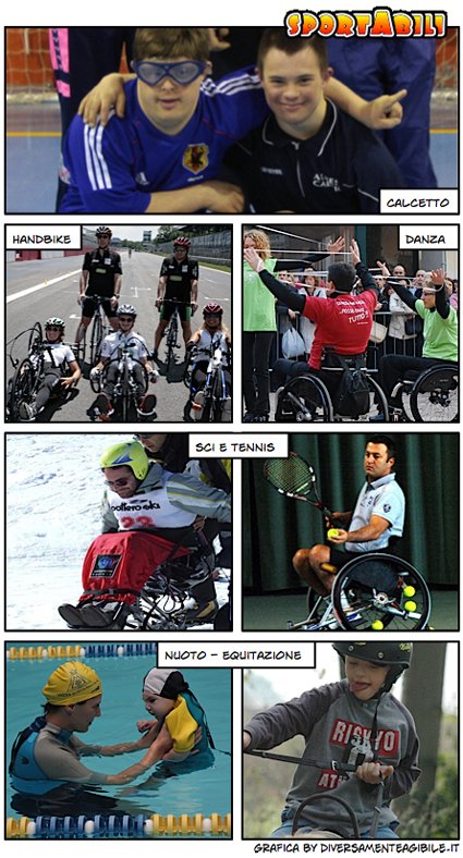 lo sport accessibile a disabili