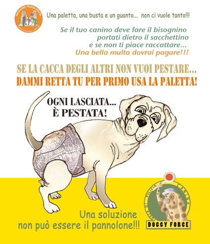 senso civico cani che sporcano, padroni assenti