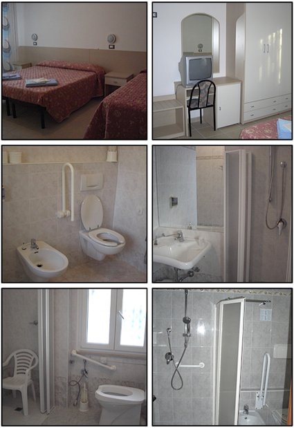 Hotel Rimini Accessibile Disabili foto bagno accessibile