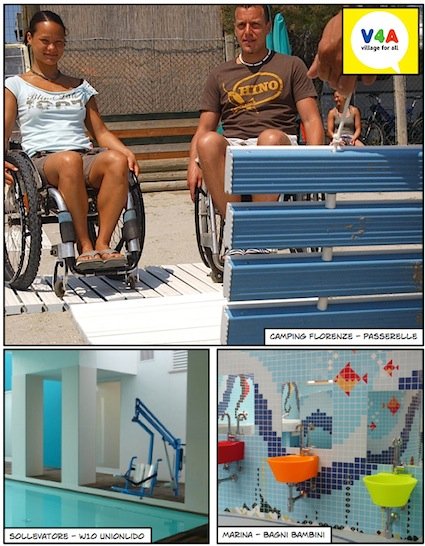 villaggi accessibili disabili foto villaggio accessibile