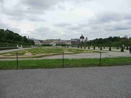 giardini belvedere a vienna foto parco belvedere